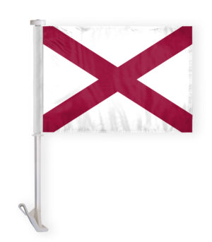 AGAS Alabama State Car Window Flag 10.5x15 inch