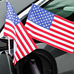 usa american Car flag