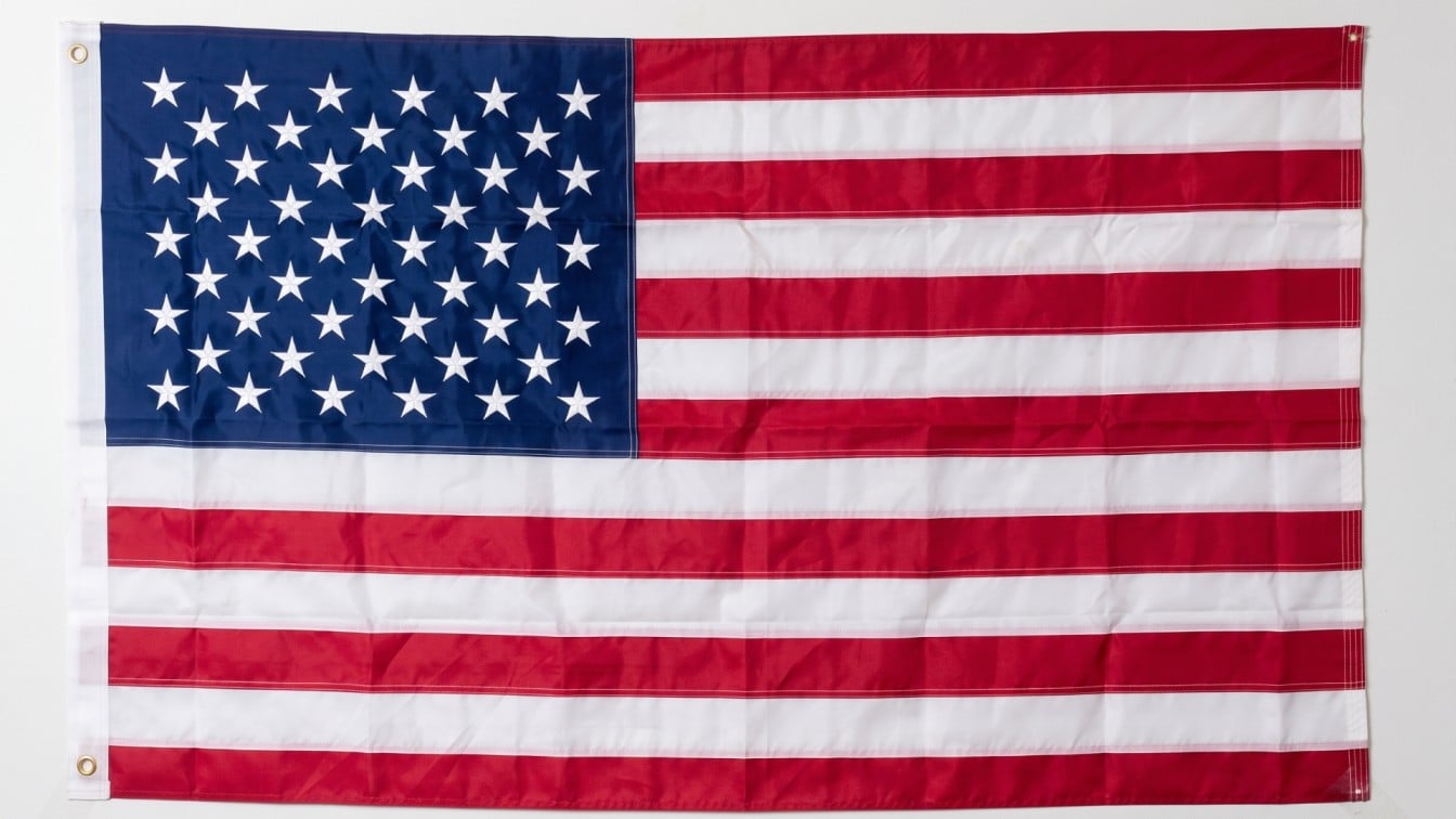 USA American Embroidered 400D Nylon Flag USA American Embroidered 400D Nylon Flag