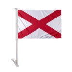 Alabama State Car Window Flag 10.5×15 inch