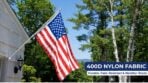 USA American Embroidered 400D Nylon Flag