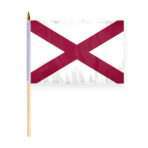 Stick Flag 12x18 Inch with 24 inch Wood Pole