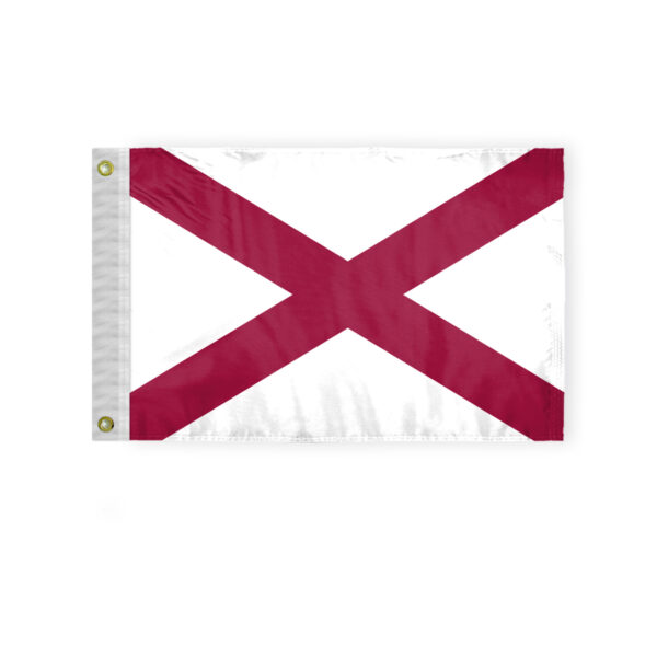 Alabama State Boat Flag 12x18 Inch