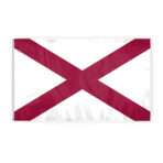 AGAS Alabama State Flag 6x10 Ft - Double Sided Reverse Print on Back 200D Nylon