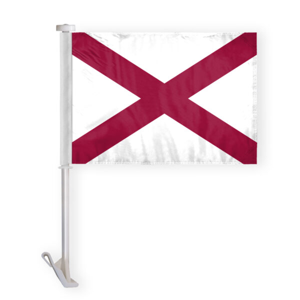 AGAS Alabama State Car Window Flag 10.5x15 inch