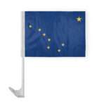Alaska State Car Window Flag 12x16 Inch