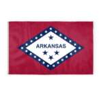 AGAS Arkansas State Flag 5x8 Ft - Double Sided Reverse Print On Back 200D Nylon