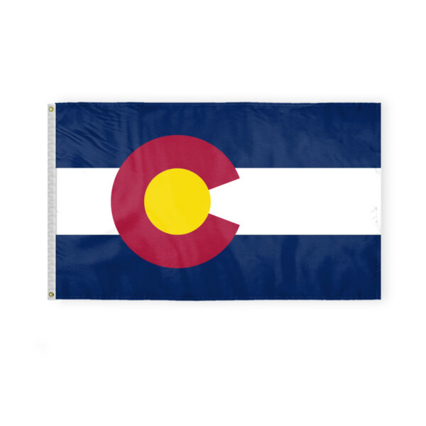 AGAS Colorado State Flag 3x5 Ft - Single Sided Polyester