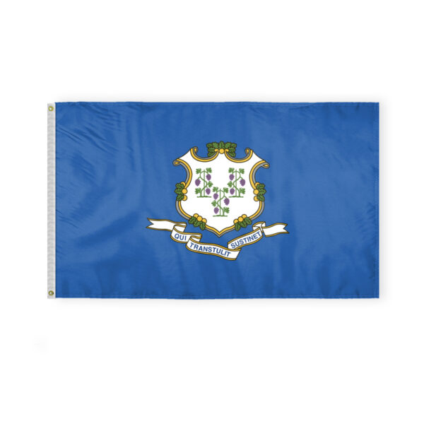 AGAS Connecticut State Flag 3x5 Ft - Single Sided Polyester