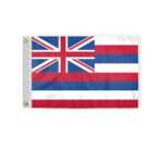 Hawaii State Boat Flag 12x18 Inch - Double Sided Print 200D Nylon