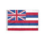 Hawaii State Flag 2x3 Ft - Double Sided Print 200D Nylon