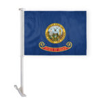 AGAS Idaho State Car Window Flag 10.5x15 inch - Double Side Printed Knitted Polyester