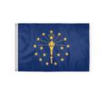 Indiana State Boat Flag 12x18 Inch