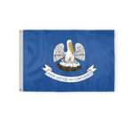AGAS Louisiana State Flag 2x3 Ft - Double Sided Reverse Print On Back 200D Nylon