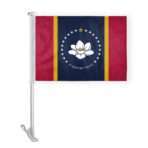 Mississippi State Car Window Flag 10.5x15 inch