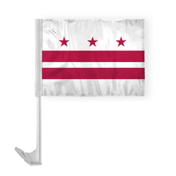 AGAS District of Columbia State Car Window Flag 12x16 Inch
