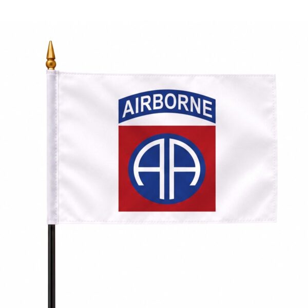 82nd Airborne Flag 4x6 inch Polyester