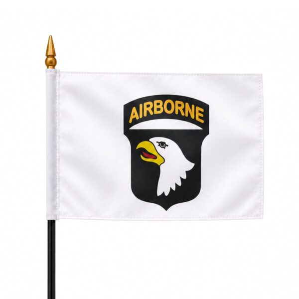 101 Airborne Flag 4x6 inch Polyester
