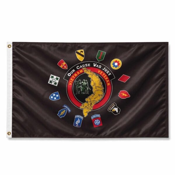 Vietnam Insignia 3×5 ft 200D Nylon Flag