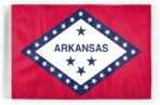 Arkansas State Motorcycle Flag 6x9 inch