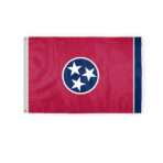 AGAS Tennessee State Flag 2x3 Ft - Double Sided Reverse Print On Back 200D Nylon