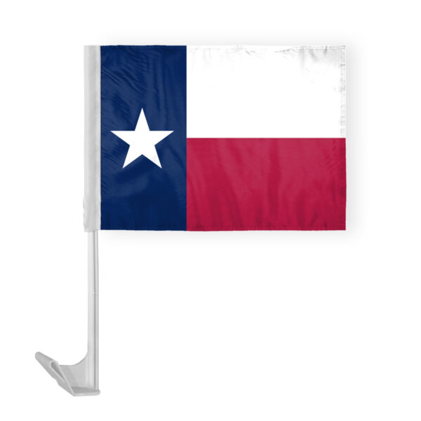 AGAS Texas State Car Window Flag 12x16 Inch - Printed Polyester