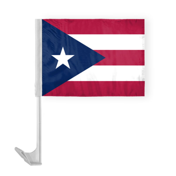 AGAS Puerto Rico State Car Window Flag 12x16 Inch - Printed Polyester