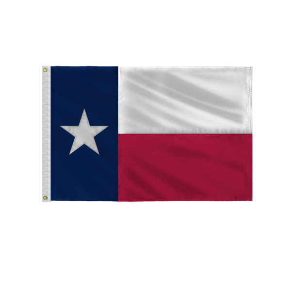AGAS Texas State 2x3 Ft Flag - Embroidered Sewn on 200D Nylon Fabric