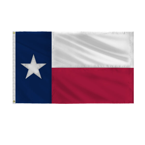 AGAS Texas State 3x5 Ft Flag - Embroidered Sewn on 200D Nylon Fabric