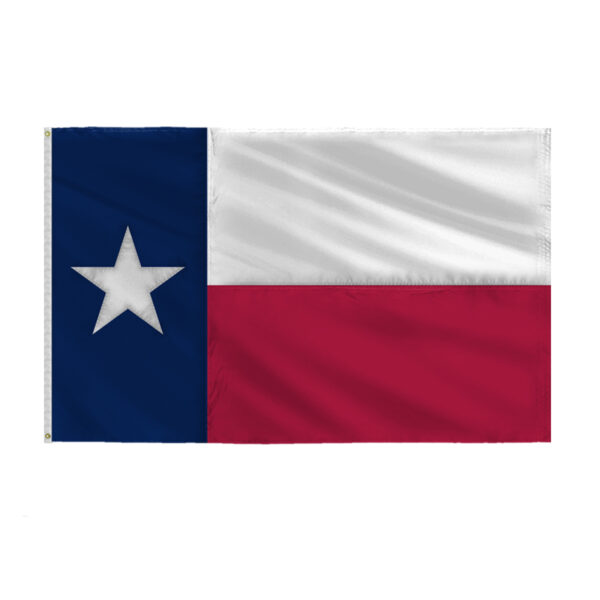 AGAS Texas State 5x8 Ft Flag - Embroidered Sewn on 200D Nylon Fabric