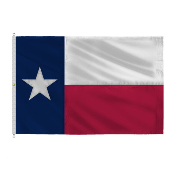 AGAS Texas State 8x12 Ft Flag - Embroidered Sewn on 200D Nylon Fabric