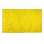 AGAS 5x8 Ft Blank Canvas Polyester Flag - Yellow Color