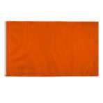 AGAS 5x8 Ft Blank Canvas Polyester Flag - Orange Color