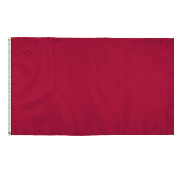 AGAS 5x8 Ft Blank Canvas Polyester Flag - Burgundy Color