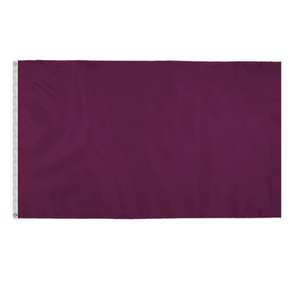 AGAS 5x8 Ft Blank Canvas Polyester Flag - Grape Purple Color