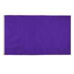 AGAS 5x8 Ft Blank Canvas Polyester Flag - Purple Color