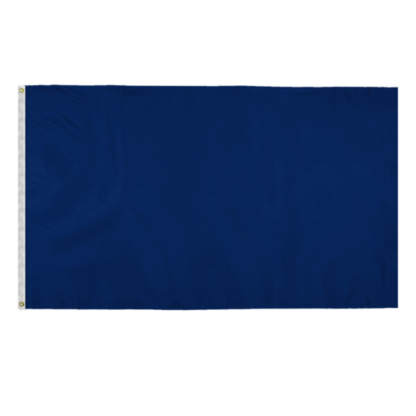AGAS 5x8 Ft Blank Canvas Polyester Flag - Navy Blue Color