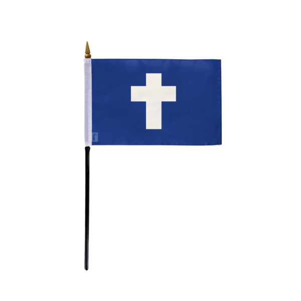 AGAS Chaplain Officers Flag on Staff - 4 x 6 Inch