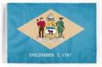 Delaware State Motorcycle Flag 6x9 inch