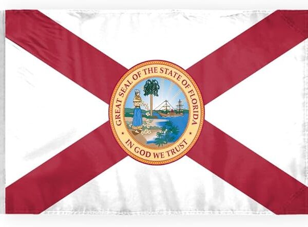 AGAS Florida State Motorcycle Flag 6x9 inch