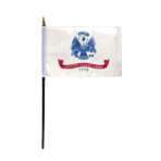 AGAS 4x6 Inch US Army Military Stick Flag-