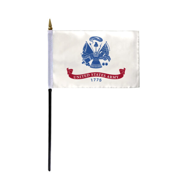 AGAS 4x6 Inch US Army Military Stick Flag-
