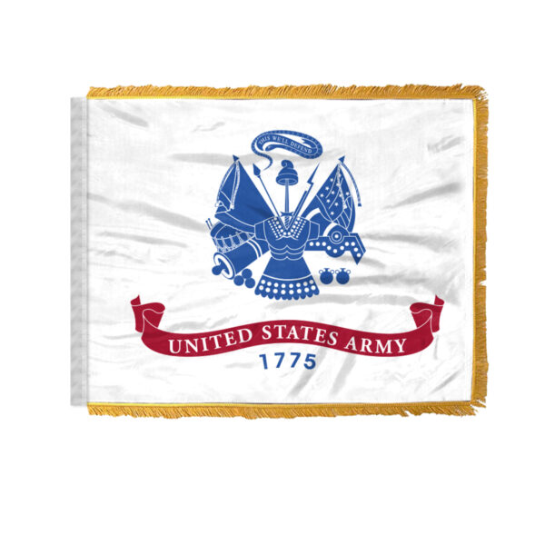 AGAS 4x6 US Army Military Car Ceremonial Antenna Flag- Single Sided Printed Wrap Knitted Polyester - Double Stitched Edges- Perfect for displaying on your Car. (US Army)
