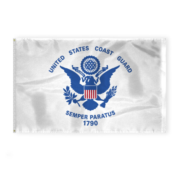 AGAS Large US Coast Guard Flag 5x8 Ft