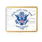 12x18 inch US Coast Guard Military Car Ceremonial Antenna Flag