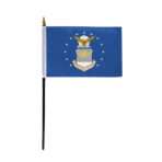 AGAS 4x6 Inch US Air Force Military Stick Flags