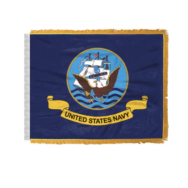 AGAS 12x18 inch US Navy Military Car Ceremonial Antenna Flag