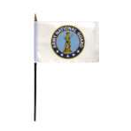 4x6 Inch US National Guard Military Stick Flags