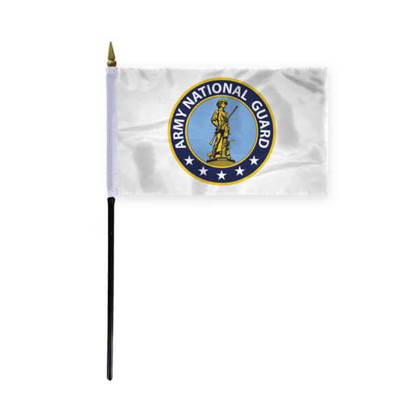 AGAS National Guard Stick Flag - 4 x 6 inch