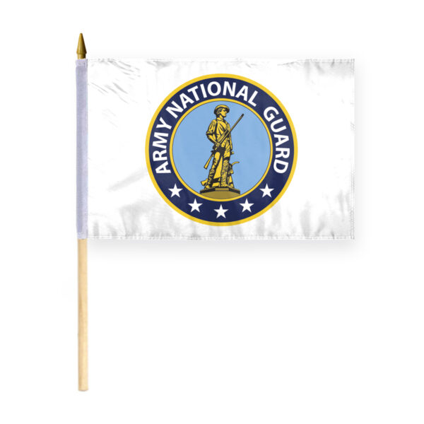 AGAS 12x18 Inch US National Guard Stick Flags